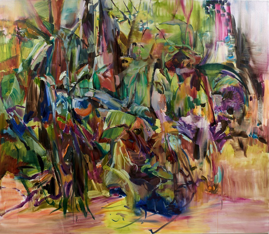 Levi's Forest I 190x220cm oil on polyester 2013.jpg